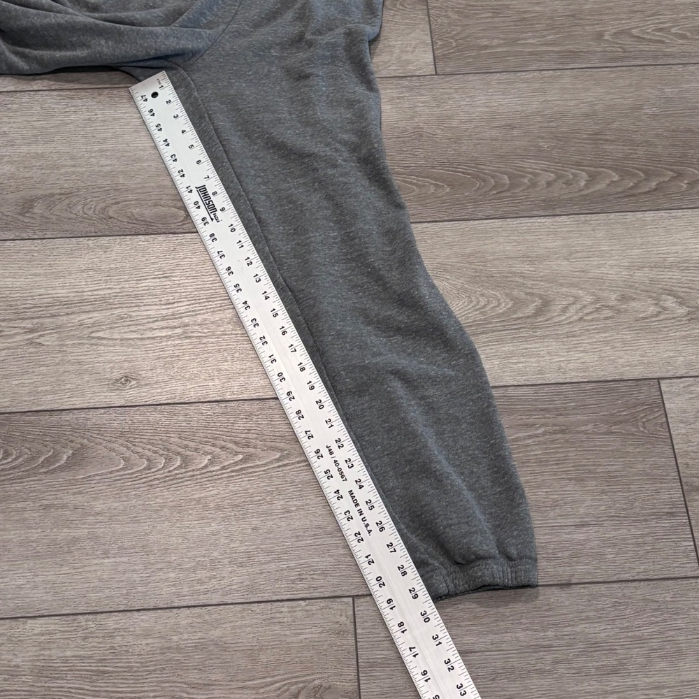 Aviator Nation Sweatshirt Sweatpants Set Womens Medium Gray Bolt Lounge Casual - Picture 13 of 14